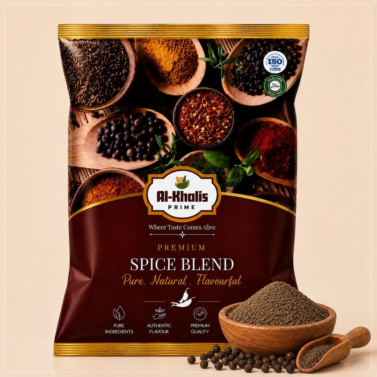 Black Pepper Powder — 1000g bulk pack