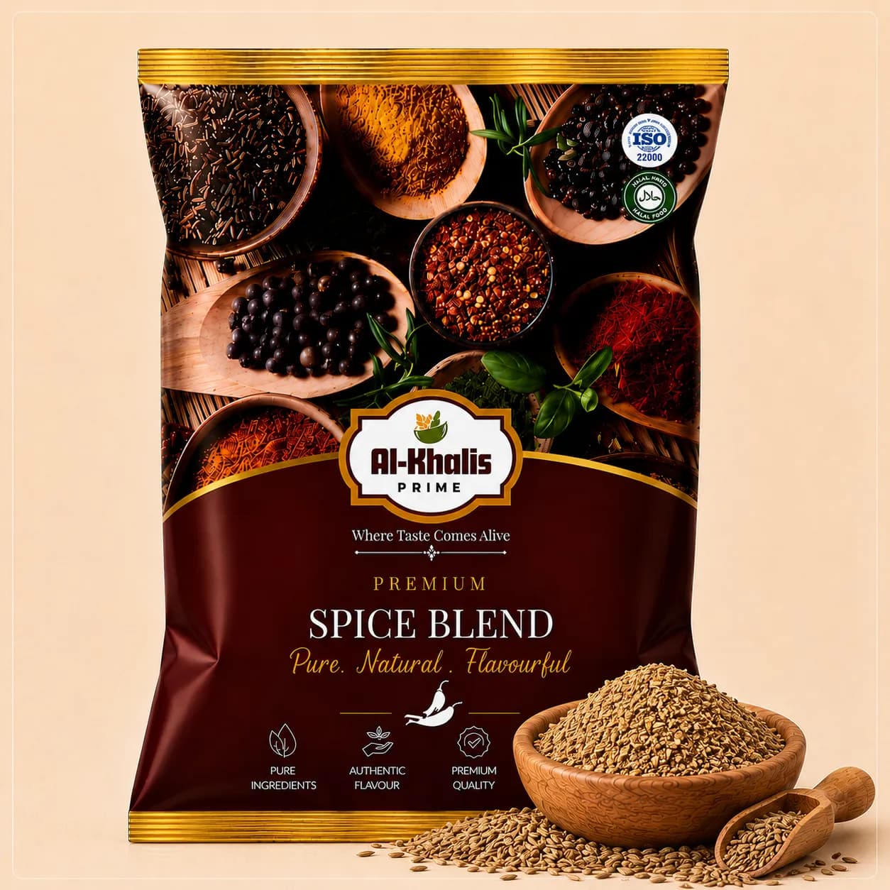 White Cumin Powder — 1000g bulk pack