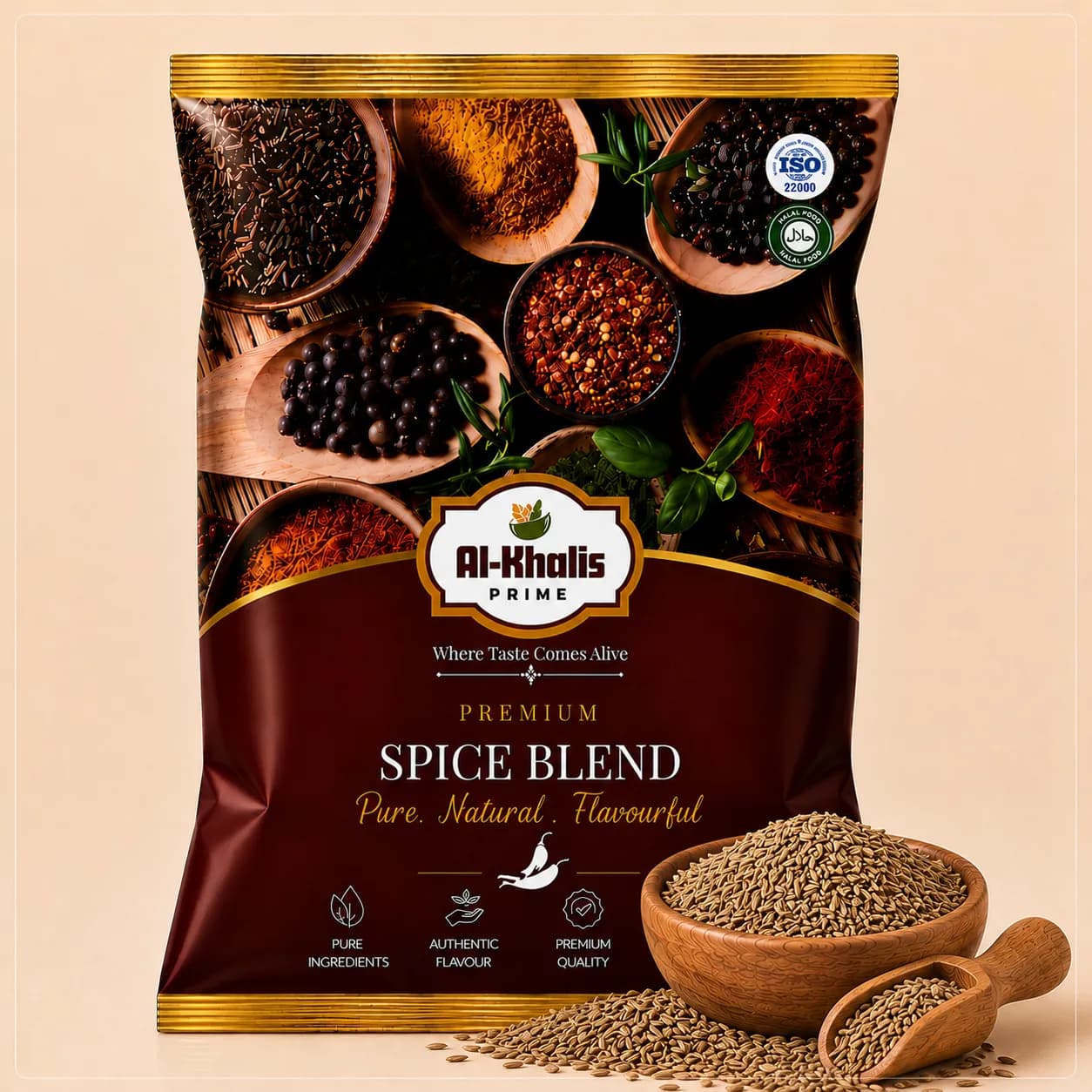 White Cumin Whole — 1000g bulk pack