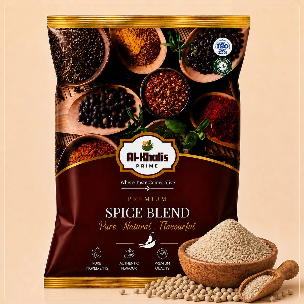 White pepper powder — 1000g bulk pack